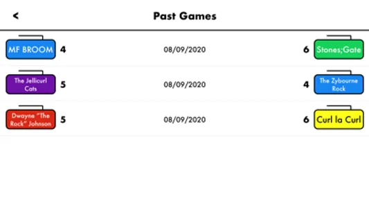 Curling Scoreboard screenshot 3