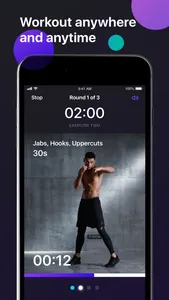 PNCH: Boxing and Fitness screenshot 1