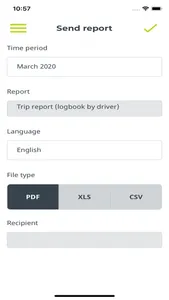 WEBFLEET Logbook screenshot 4