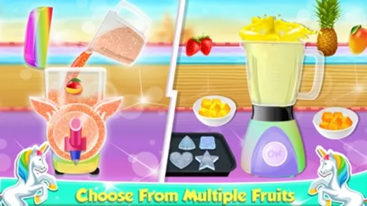 Unicorn Cake Baker & Icy Slush screenshot 1