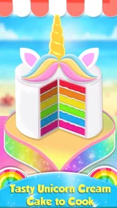 Unicorn Cake Baker & Icy Slush screenshot 2