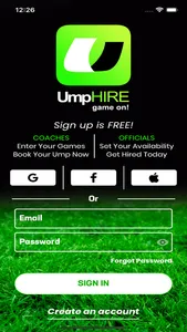 UmpHire screenshot 1