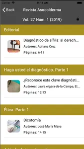 Revista Asocolderma screenshot 1