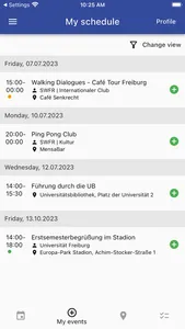 myUFR - Universität Freiburg screenshot 1