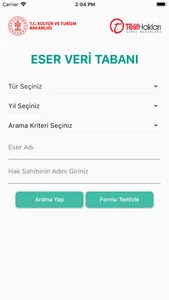 Eser Veri Tabanı screenshot 0