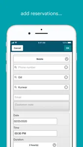 TouchBistro Reservations screenshot 1