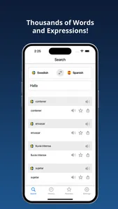 Spanish Swedish Dictionary + screenshot 1