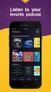 podU: Stream Arabic Podcasts screenshot 1