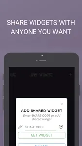 ANY WIDGET - mobile dashboard screenshot 2