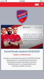 Bilety Raków Częstochowa screenshot 1