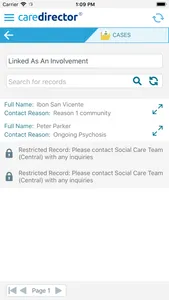 CareDirector screenshot 1