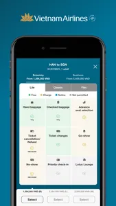 Vietnam Airlines screenshot 3