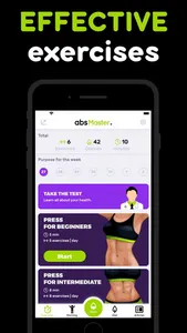 absmaster - fitness app screenshot 1