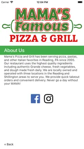 Mama’s Famous Pizza and Grill screenshot 1