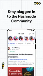 Hashnode: Dev Community screenshot 1