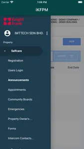 iKFPM Admin screenshot 2