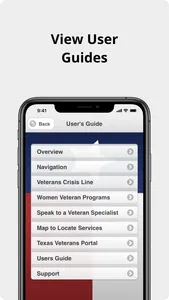 Texas Veterans Mobile App screenshot 1