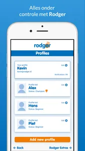 Rodger app screenshot 2