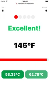 Temperature Quiz! screenshot 1