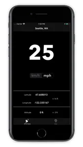 GPS Data - Speed & Altitude screenshot 2