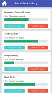 Respiratory System Flashcards screenshot 1