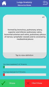 Respiratory System Flashcards screenshot 3