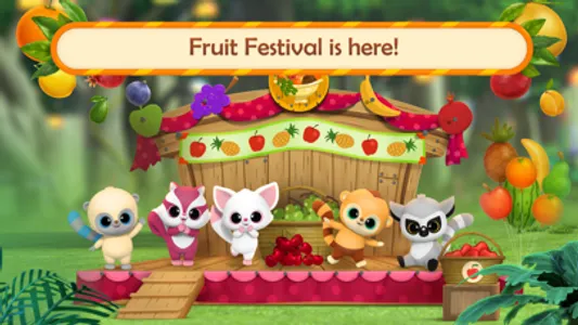 YooHoo: Fruit & Animals Games! screenshot 1