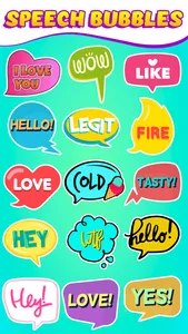 Speech Bubble Stickers ⋆ screenshot 0