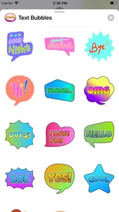Speech Bubble Stickers ⋆ screenshot 5