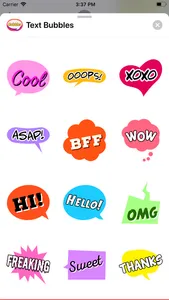 Speech Bubble Stickers ⋆ screenshot 9