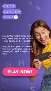 Last Letter First:  Word Game screenshot 0