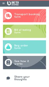 One Ten Enterprises App screenshot 1
