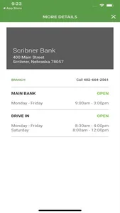 Scribner Bank screenshot 2