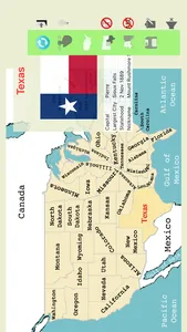 Geography of USA Study & Quiz screenshot 1