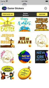 Easter Stickers - Christian screenshot 1