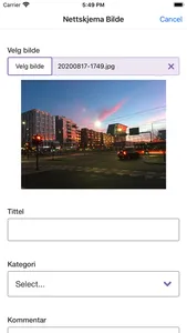 Nettskjema Bilde screenshot 2
