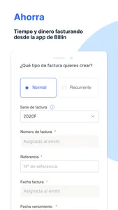 Billin facturas y presupuestos screenshot 0