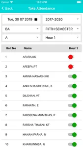 College Attendance screenshot 5