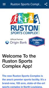 Ruston Sports Complex App screenshot 0