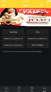 Freedom Church International screenshot 2