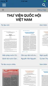 THƯ VIỆN QUỐC HỘI VIỆT NAM screenshot 0