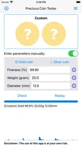 Precious Coin Tester screenshot 3