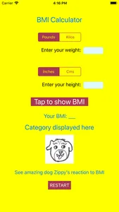 Amusing BMI Calculator screenshot 0