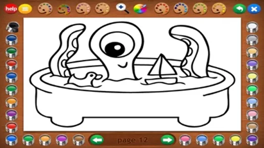 Little Monsters Coloring Book screenshot 5