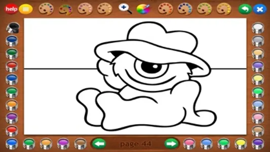 Little Monsters Coloring Book screenshot 7