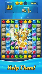 Ocean Splash Match 3 screenshot 1