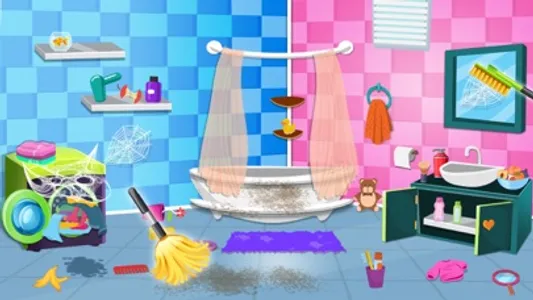 Messy Doll House Cleaner screenshot 0