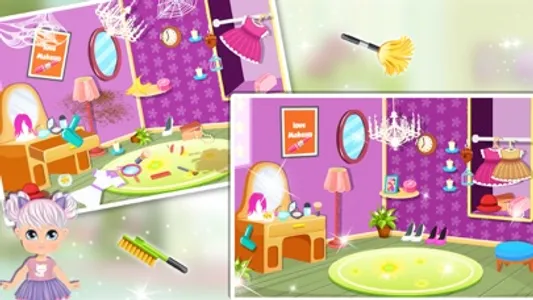 Messy Doll House Cleaner screenshot 1