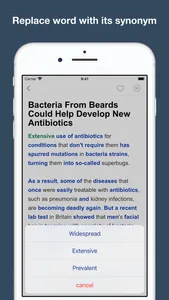 English Synonyms In Context screenshot 3
