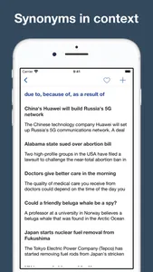 English Synonyms In Context screenshot 7